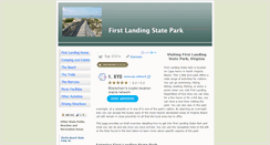 Desktop Screenshot of first-landing-state-park.org